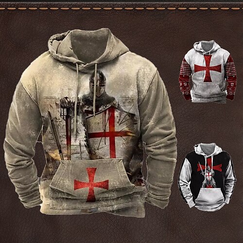 Men's Pullover Hoodie Sweatshirt Black Brown Gray Hooded Color Block Graphic Prints Print Daily Sports 3D Print Basic Streetwear Designer Spring Fall Clothing Apparel Knight Hoodies Sweatshirts
Men's Pullover Hoodie Sweatshirt Black Brown Gray Hooded Color Block Graphic Prints Print Daily Sports 3D Print Basic Streetwear Designer Spring Fall Clothing Apparel Knight Hoodies Sweatshirts