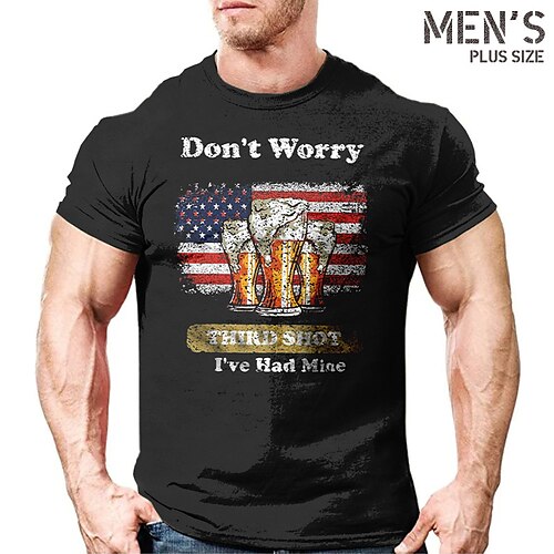 Per uomo Plus Size maglietta Grande e alto Pop art Girocollo Manica corta Primavera estate Essenziale Vintage Di tendenza Streetwear Informale Sport Top
Per uomo Plus Size maglietta Grande e alto Pop art Girocollo Manica corta Primavera estate Essenziale Vintage Di tendenza Streetwear Informale Sport Top