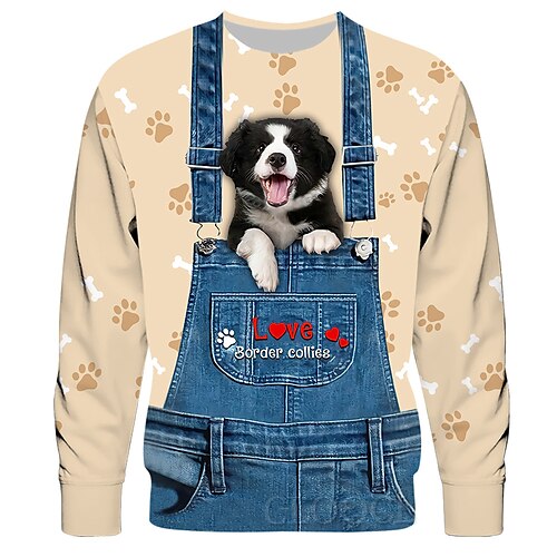Animal Perro Sudadera Dibujos Manga Anime Gráfico Sudadera Para Hombre Mujer Unisexo Adulto Impresión 3D 100% Poliéster
Animal Perro Sudadera Dibujos Manga Anime Gráfico Sudadera Para Hombre Mujer Unisexo Adulto Impresión 3D 100% Poliéster