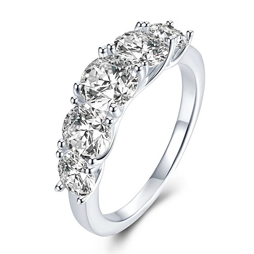 Vielsesring Bryllup Klassisk Sølv S925 Sterling Sølv Kostbar Stilfuld Enkel 1 stk Zirkonium
Vielsesring Bryllup Klassisk Sølv S925 Sterling Sølv Kostbar Stilfuld Enkel 1 stk Zirkonium