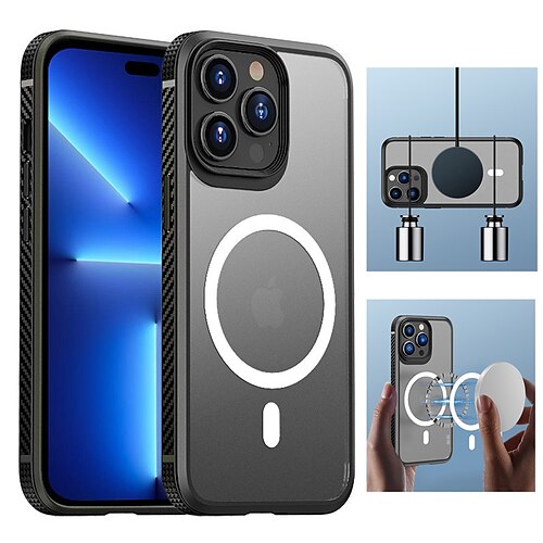 telefon Etui Til Apple Med Magsafe iPhone 14 Pro Max Støtdempende ramme Magnetisk Helkroppsbeskyttende Ensfarget TPU PC
telefon Etui Til Apple Med Magsafe iPhone 14 Pro Max Støtdempende ramme Magnetisk Helkroppsbeskyttende Ensfarget TPU PC