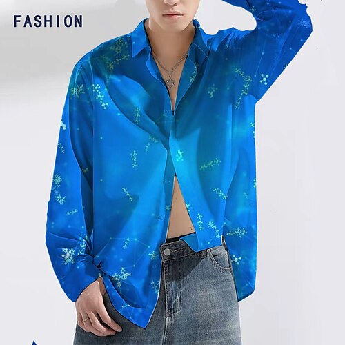 Men's Shirt Graphic Prints Turndown Blue Purple Orange Green Gray Outdoor Street Long Sleeve Button-Down Print Clothing Apparel Fashion Designer Casual Soft
Men's Shirt Graphic Prints Turndown Blue Purple Orange Green Gray Outdoor Street Long Sleeve Button-Down Print Clothing Apparel Fashion Designer Casual Soft