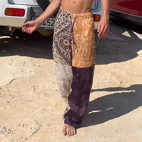 Herre Bukser Sommerbukser Strandbukser Snørelukning Elastisk Talje Lige ben Farveblok Patchwork Grafiske tryk Komfort Afslappet Daglig Ferie Gade Designer Sort Navyblå
Herre Bukser Sommerbukser Strandbukser Snørelukning Elastisk Talje Lige ben Farveblok Patchwork Grafiske tryk Komfort Afslappet Daglig Ferie Gade Designer Sort Navyblå