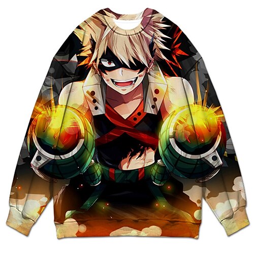 Inspired by My Hero Academia / Boku No Hero Deku Hoodie Cartoon Manga Anime Graphic Hoodie For Men's Women's Unisex Adults' 3D Print 100% Polyester
Inspired by My Hero Academia / Boku No Hero Deku Hoodie Cartoon Manga Anime Graphic Hoodie For Men's Women's Unisex Adults' 3D Print 100% Polyester