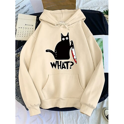 Inspired by Animal Cat Hoodie Cartoon Manga Anime Front Pocket Graphic Hoodie For Men's Women's Unisex Adults' Hot Stamping 100% Polyester Casual Daily
Inspired by Animal Cat Hoodie Cartoon Manga Anime Front Pocket Graphic Hoodie For Men's Women's Unisex Adults' Hot Stamping 100% Polyester Casual Daily