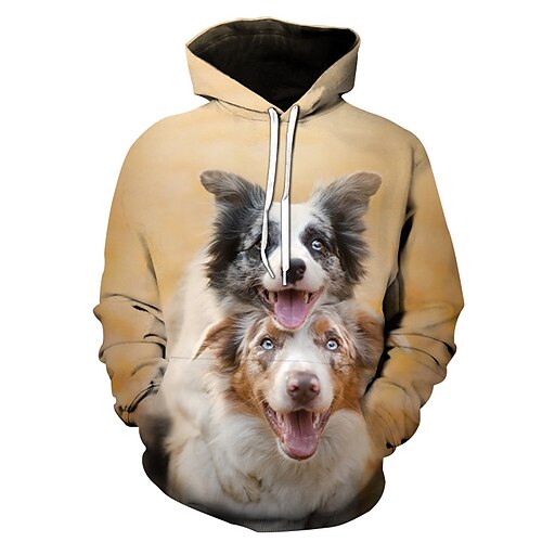 Inspired by Animal Dog Hoodie Cartoon Manga Anime Graphic Hoodie For Men's Women's Unisex Adults' 3D Print 100% Polyester
Inspired by Animal Dog Hoodie Cartoon Manga Anime Graphic Hoodie For Men's Women's Unisex Adults' 3D Print 100% Polyester