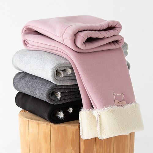 Baby Pige Fleece forede leggings Helfarve Aktiv udendørs 3-7 år Vinter Sort Lysegrå Mørkegrå
Baby Pige Fleece forede leggings Helfarve Aktiv udendørs 3-7 år Vinter Sort Lysegrå Mørkegrå