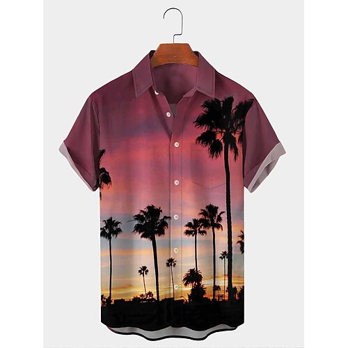 Holiday Casual Hawaiian Shirts Palm Tree Beach Sunset Quick Dry Oversized Aloha Shirts
Holiday Casual Hawaiian Shirts Palm Tree Beach Sunset Quick Dry Oversized Aloha Shirts