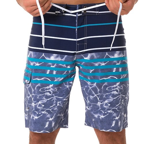 Herre Surfeshorts Badeshorts Sommershorts Strandshorts Lomme Snorer Stripe Komfort Hurtigtørkende utendørs Daglig Ut på byen Mote Gatemote Navyblå
Herre Surfeshorts Badeshorts Sommershorts Strandshorts Lomme Snorer Stripe Komfort Hurtigtørkende utendørs Daglig Ut på byen Mote Gatemote Navyblå