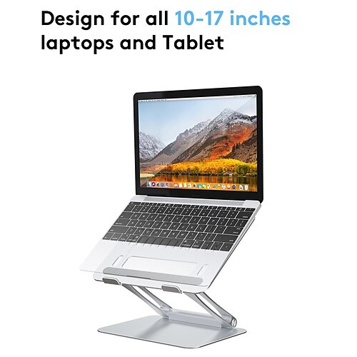 Laptop Stand for Desk Adjustable Laptop Stand Aluminum Foldable All-In-1 Adjustable Laptop Holder Compatible with Kindle Fire iPad Pro MacBook Air Pro 9 to 15.6 inch 17 inch
Laptop Stand for Desk Adjustable Laptop Stand Aluminum Foldable All-In-1 Adjustable Laptop Holder Compatible with Kindle Fire iPad Pro MacBook Air Pro 9 to 15.6 inch 17 inch
