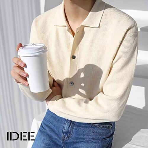 Per uomo Felpa Cardigan Maglione Giacca maglione A coste Maglia Corto Pulsante Lavorato a maglia Liscio Collo ripiegabile Di tendenza Streetwear Da tutti i giorni Per uscire Abbigliamento Primavera
Per uomo Felpa Cardigan Maglione Giacca maglione A coste Maglia Corto Pulsante Lavorato a maglia Liscio Collo ripiegabile Di tendenza Streetwear Da tutti i giorni Per uscire Abbigliamento Primavera