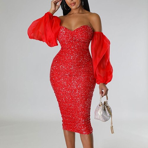 kvinners cocktailpartykjole paljettkjole bodycon midikjole svart rosa rød langermet ren farge paljetter vinter høst vår stroppeløs hot date 2023 s m l xl 2xl
kvinners cocktailpartykjole paljettkjole bodycon midikjole svart rosa rød langermet ren farge paljetter vinter høst vår stroppeløs hot date 2023 s m l xl 2xl