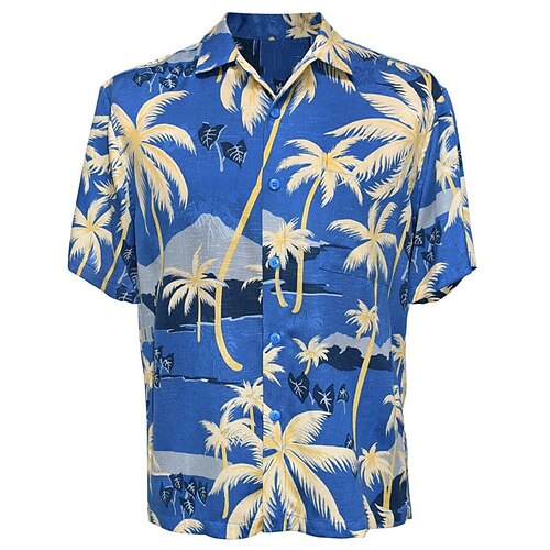 Men's Shirt Summer Hawaiian Shirt Coconut Tree Graphic Prints Island Turndown Blue Outdoor Street Short Sleeves Button-Down Print Clothing Apparel Tropical Fashion Hawaiian Designer
Men's Shirt Summer Hawaiian Shirt Coconut Tree Graphic Prints Island Turndown Blue Outdoor Street Short Sleeves Button-Down Print Clothing Apparel Tropical Fashion Hawaiian Designer
