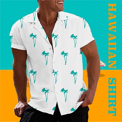 Men's Shirt Summer Hawaiian Shirt Coconut Tree Graphic Prints Turndown Yellow Blue Casual Holiday Short Sleeve Button-Down Print Clothing Apparel Tropical Fashion Hawaiian Soft
Men's Shirt Summer Hawaiian Shirt Coconut Tree Graphic Prints Turndown Yellow Blue Casual Holiday Short Sleeve Button-Down Print Clothing Apparel Tropical Fashion Hawaiian Soft