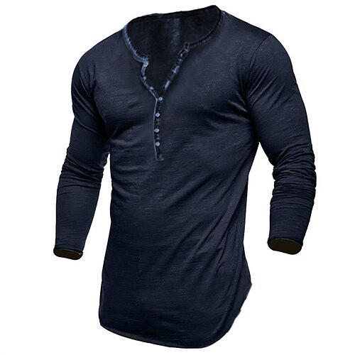 Herre Henley-skjorte Lang ærmet skjorte Vanlig Henley Gade Ferierejse Langærmet Tøj Designer Basale Moderne Moderne
Herre Henley-skjorte Lang ærmet skjorte Vanlig Henley Gade Ferierejse Langærmet Tøj Designer Basale Moderne Moderne