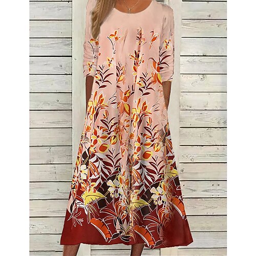 Women's Casual Dress Midi Dress Light Yellow Light Pink Long Sleeve Graphic Print Winter Fall Spring Crew Neck Fashion Daily Weekend 2023 S L XL XXL 3XL
Women's Casual Dress Midi Dress Light Yellow Light Pink Long Sleeve Graphic Print Winter Fall Spring Crew Neck Fashion Daily Weekend 2023 S L XL XXL 3XL