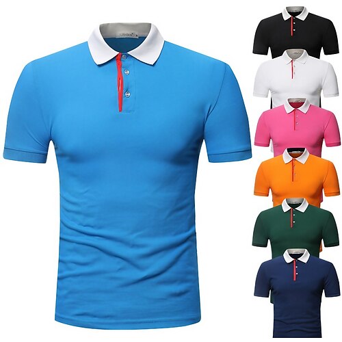 Per uomo POLO Camicia da golf Golf Esterno Ufficio Collo a polo Collo a polo a costine Manica corta Di tendenza Informale Color Block Collage Estate Standard Nero Bianco Blu marino Blu Verde scuro
Per uomo POLO Camicia da golf Golf Esterno Ufficio Collo a polo Collo a polo a costine Manica corta Di tendenza Informale Color Block Collage Estate Standard Nero Bianco Blu marino Blu Verde scuro