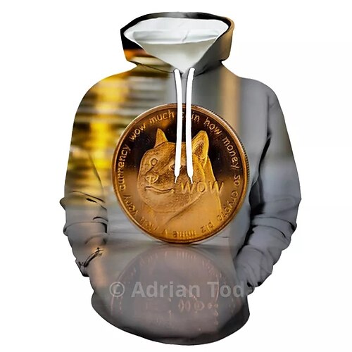 Inspired by Animal Shiba Inu Hoodie Cartoon Manga Anime Graphic Hoodie For Men's Women's Unisex Adults' 3D Print 100% Polyester
Inspired by Animal Shiba Inu Hoodie Cartoon Manga Anime Graphic Hoodie For Men's Women's Unisex Adults' 3D Print 100% Polyester