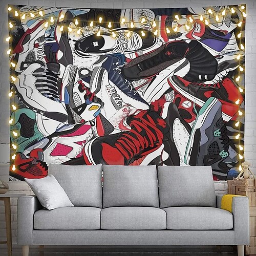 Graffiti Wall Tapestry Art Decor Blanket Curtain Hanging Home Bedroom Living Room Decoration Polyester
Graffiti Wall Tapestry Art Decor Blanket Curtain Hanging Home Bedroom Living Room Decoration Polyester