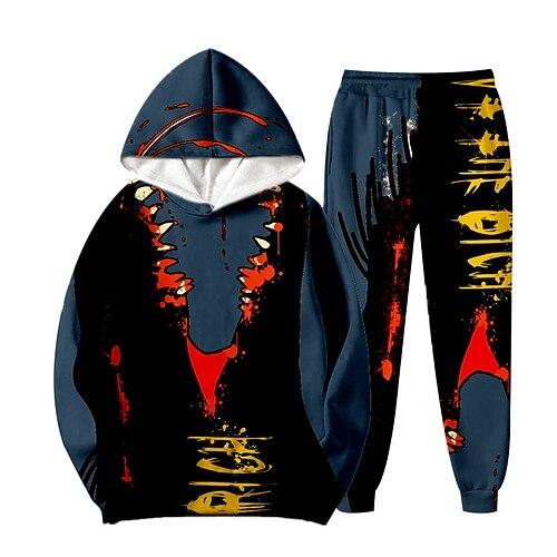 2 Dele Børn Drenge Hættetrøje & Bukser Outfit Dyr Dinosaurus Langærmet Lomme Sæt Afslappet Sej Daglig Vinter Efterår 7-13 år Blå
2 Dele Børn Drenge Hættetrøje & Bukser Outfit Dyr Dinosaurus Langærmet Lomme Sæt Afslappet Sej Daglig Vinter Efterår 7-13 år Blå