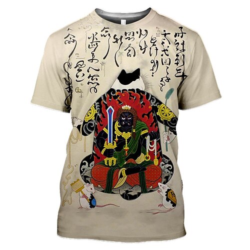 Dyr Katt T-skjorte Anime Tegneserie Animé Klassisk Gate stil T-Trøye Til Herre Dame Unisex Voksne 3D-utskrift 100% Polyester
Dyr Katt T-skjorte Anime Tegneserie Animé Klassisk Gate stil T-Trøye Til Herre Dame Unisex Voksne 3D-utskrift 100% Polyester