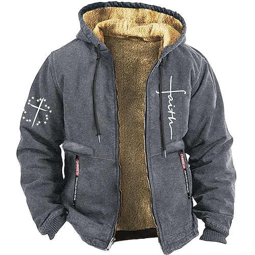 Men's Hoodie Full Zip Hoodie Blue Brown Gray Hooded Graphic Letter Sports & Outdoor Sports Streetwear Hot Stamping Fleece Basic Casual Thin fleece Winter Clothing Apparel Hoodies Sweatshirts
Men's Hoodie Full Zip Hoodie Blue Brown Gray Hooded Graphic Letter Sports & Outdoor Sports Streetwear Hot Stamping Fleece Basic Casual Thin fleece Winter Clothing Apparel Hoodies Sweatshirts