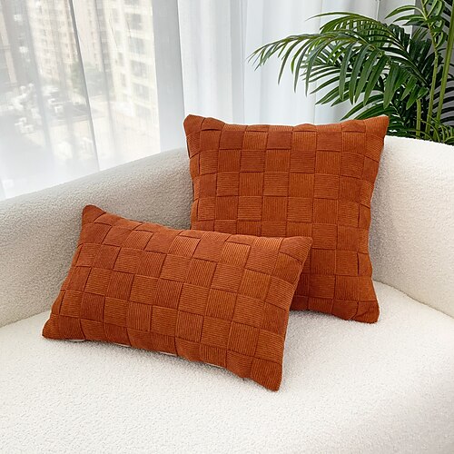 Kordsamt Karomuster Kissenbezug Bauernhaus Burned Orange Senffarbe Kissenbezug für Sofa Couch Schlafzimmer Wohnzimmer dekorative Kissenbezüge
Kordsamt Karomuster Kissenbezug Bauernhaus Burned Orange Senffarbe Kissenbezug für Sofa Couch Schlafzimmer Wohnzimmer dekorative Kissenbezüge