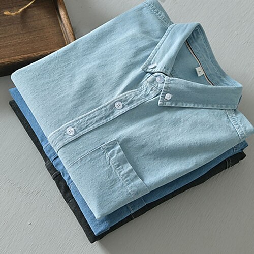 Herre Jeans skjorte Button Up skjorte Skjorte med krave Denim Skjorte Sort Mørkeblå Lyseblå Langærmet Vanlig Firkantet hals Vinter Forår & Vinter Bryllup udendørs Tøj Knap ned
Herre Jeans skjorte Button Up skjorte Skjorte med krave Denim Skjorte Sort Mørkeblå Lyseblå Langærmet Vanlig Firkantet hals Vinter Forår & Vinter Bryllup udendørs Tøj Knap ned
