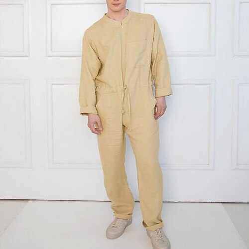 Herre Linnedbukser Sommerbukser Flyverdragt Lomme Snørelukning Lige ben Vanlig Komfort Åndbart Afslappet Daglig Streetwear hør / bomuldsblanding Stilfuld Klassisk Mørkebrun Mørk kaki
Herre Linnedbukser Sommerbukser Flyverdragt Lomme Snørelukning Lige ben Vanlig Komfort Åndbart Afslappet Daglig Streetwear hør / bomuldsblanding Stilfuld Klassisk Mørkebrun Mørk kaki