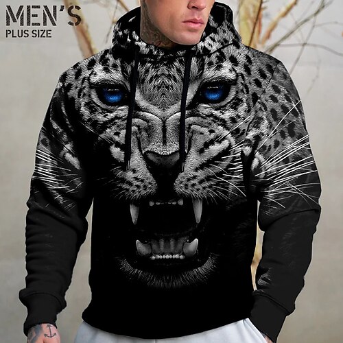 Per uomo Plus Size Felpa con cappuccio pullover Grande e alto Animali Con cappuccio Manica lunga Primavera & Autunno Essenziale Di tendenza Streetwear Comodo Da tutti i giorni Da mare Top
Per uomo Plus Size Felpa con cappuccio pullover Grande e alto Animali Con cappuccio Manica lunga Primavera & Autunno Essenziale Di tendenza Streetwear Comodo Da tutti i giorni Da mare Top