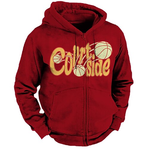 Men's Full Zip Hoodie Jacket Red Hooded Letter Graphic Prints Zipper Print Sports Outdoor Daily Sports 3D Print Streetwear Designer Casual Spring Fall Clothing Apparel Hoodies Sweatshirts
Men's Full Zip Hoodie Jacket Red Hooded Letter Graphic Prints Zipper Print Sports Outdoor Daily Sports 3D Print Streetwear Designer Casual Spring Fall Clothing Apparel Hoodies Sweatshirts