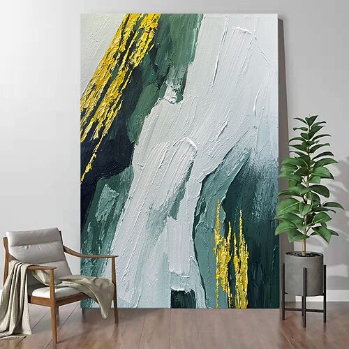 Main peint à la main peinture à l'huile mur moderne abstrait jaune vert toile peinture décoration de la maison décor roulé toile peinture
Main peint à la main peinture à l'huile mur moderne abstrait jaune vert toile peinture décoration de la maison décor roulé toile peinture