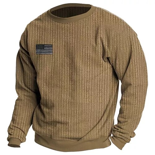 Men's Sweatshirt Pullover Brown Crew Neck Graphic Prints National Flag Print Daily Sports Holiday 3D Print Basic Streetwear Designer Spring Fall Clothing Apparel Hoodies Sweatshirts
Men's Sweatshirt Pullover Brown Crew Neck Graphic Prints National Flag Print Daily Sports Holiday 3D Print Basic Streetwear Designer Spring Fall Clothing Apparel Hoodies Sweatshirts