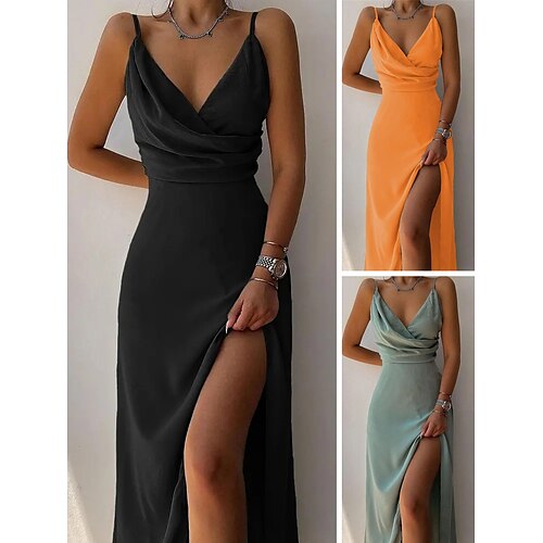 Women's Casual Dress Bodycon Slip Dress Long Dress Maxi Dress Black Light Green Orange Sleeveless Pure Color Backless Winter Fall Spring Spaghetti Strap Fashion Daily 2023 S M L XL XXL 3XL
Women's Casual Dress Bodycon Slip Dress Long Dress Maxi Dress Black Light Green Orange Sleeveless Pure Color Backless Winter Fall Spring Spaghetti Strap Fashion Daily 2023 S M L XL XXL 3XL