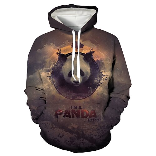 Inspired by Animal Panda Hoodie Cartoon Manga Anime Front Pocket Graphic Hoodie For Men's Women's Unisex Adults' 3D Print 100% Polyester
Inspired by Animal Panda Hoodie Cartoon Manga Anime Front Pocket Graphic Hoodie For Men's Women's Unisex Adults' 3D Print 100% Polyester