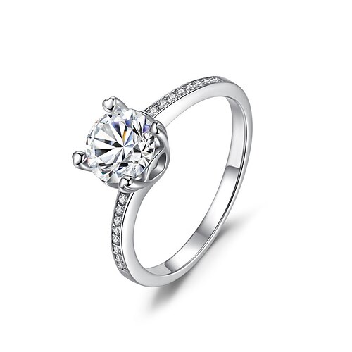 Fede Matrimonio Classico Argento Argento sterling S925 Prezioso Moda Semplice 1 pc Moissanite
Fede Matrimonio Classico Argento Argento sterling S925 Prezioso Moda Semplice 1 pc Moissanite
