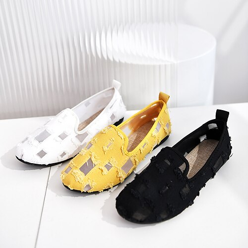 Per donna Slip-On Scarpe comfort Taglie forti Esterno Piatto Punta tonda Informale Classico minimalismo Footing Di corda Mocassino Tinta unica Nero Bianco Giallo
Per donna Slip-On Scarpe comfort Taglie forti Esterno Piatto Punta tonda Informale Classico minimalismo Footing Di corda Mocassino Tinta unica Nero Bianco Giallo