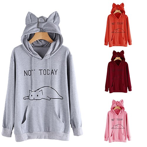 Animal Gato Sudadera orejas de gato Anime Oreja de gato Sudadera Para Hombre Mujer Unisexo Adulto Estampado en caliente 100% Poliéster
Animal Gato Sudadera orejas de gato Anime Oreja de gato Sudadera Para Hombre Mujer Unisexo Adulto Estampado en caliente 100% Poliéster