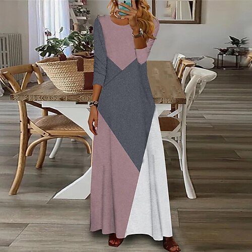 Women's Casual Dress Swing Dress Long Dress Maxi Dress Pink Long Sleeve Geometric Pocket Winter Fall Spring Crew Neck Fashion Daily Weekend 2023 S M L XL XXL 3XL
Women's Casual Dress Swing Dress Long Dress Maxi Dress Pink Long Sleeve Geometric Pocket Winter Fall Spring Crew Neck Fashion Daily Weekend 2023 S M L XL XXL 3XL