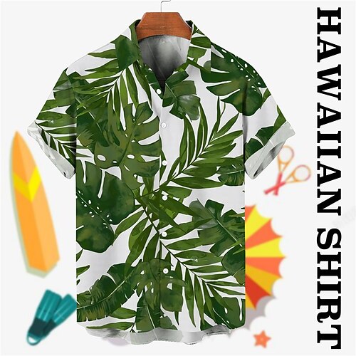 Herren Hemd Hawaii Shirt Grafik-Drucke Blätter Umlegekragen Rosa Grün Strasse Casual Kurze Ärmel Button-Down Bedruckt Bekleidung Tropisch Modisch Hawaiianisch Designer
Herren Hemd Hawaii Shirt Grafik-Drucke Blätter Umlegekragen Rosa Grün Strasse Casual Kurze Ärmel Button-Down Bedruckt Bekleidung Tropisch Modisch Hawaiianisch Designer