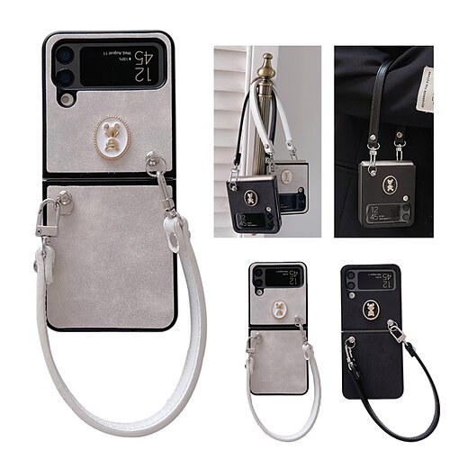 Phone Case For Samsung Galaxy Flip Z Flip Z Flip 4/3/2 Portable Flip with Wrist Strap Animal Solid Colored TPU
Phone Case For Samsung Galaxy Flip Z Flip Z Flip 4/3/2 Portable Flip with Wrist Strap Animal Solid Colored TPU