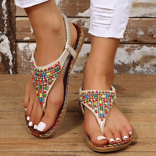 Dame Sandaler Flate sandaler Komfort Sko Store størrelser Daglig Sommer Flat hæl Åpen Tå Fritid minimalisme PU Lær Elastisk bånd Ensfarget Mørkebrun Beige
Dame Sandaler Flate sandaler Komfort Sko Store størrelser Daglig Sommer Flat hæl Åpen Tå Fritid minimalisme PU Lær Elastisk bånd Ensfarget Mørkebrun Beige