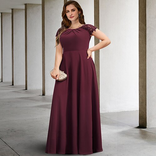 A-linje Plus Size Curve Mother of the Bride-kjoler Elegant Kjole Formell Gulvlengde Kortermet Besmykket Chiffon med Plissert Appliqué 2023
A-linje Plus Size Curve Mother of the Bride-kjoler Elegant Kjole Formell Gulvlengde Kortermet Besmykket Chiffon med Plissert Appliqué 2023