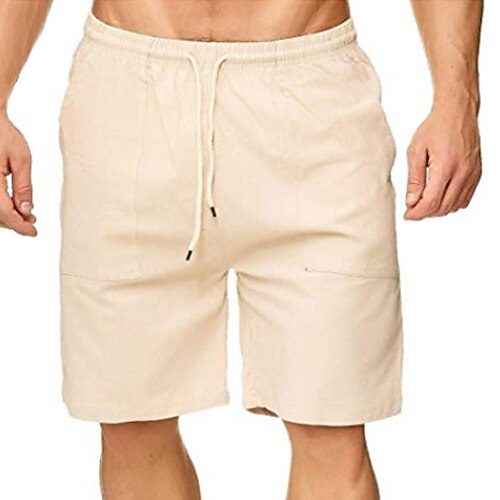 Herre Linneshorts Sommer shorts Strandshorts Lomme Snørelukning Elastisk Talje Vanlig Knælængde udendørs Daglig I-byen-tøj hør / bomuldsblanding Basale Mode Sort militærgrøn Mikroelastisk
Herre Linneshorts Sommer shorts Strandshorts Lomme Snørelukning Elastisk Talje Vanlig Knælængde udendørs Daglig I-byen-tøj hør / bomuldsblanding Basale Mode Sort militærgrøn Mikroelastisk