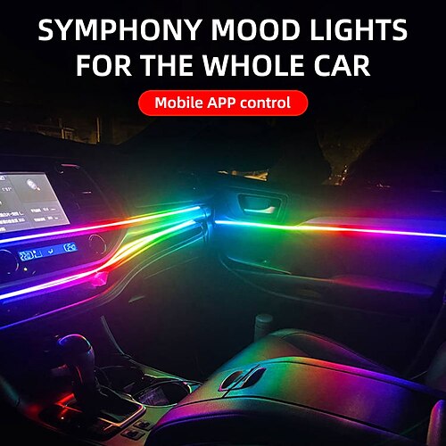 6/10 in 1 LED Car Atmosphere Light Symphony Interior Decoration Acrylic Guide Fiber Optic Decorative Ambient Lamp Dashboar
6/10 in 1 LED Car Atmosphere Light Symphony Interior Decoration Acrylic Guide Fiber Optic Decorative Ambient Lamp Dashboar