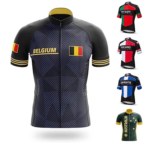 21Grams Per uomo Maglia da ciclismo Manica corta Bicicletta Maglietta / Maglia Superiore con 3 tasche posteriori Ciclismo da montagna Cicismo su strada Resistente ai raggi UV Traspirante Asciugatura
21Grams Per uomo Maglia da ciclismo Manica corta Bicicletta Maglietta / Maglia Superiore con 3 tasche posteriori Ciclismo da montagna Cicismo su strada Resistente ai raggi UV Traspirante Asciugatura