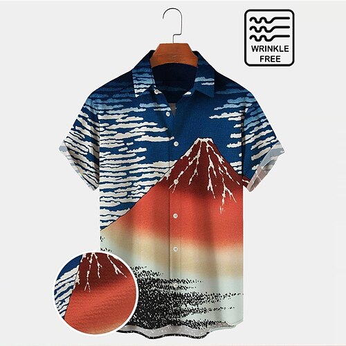 Men's Vintage Hawaiian Shirts Mount Fuji Japanese Art Painting Seersucker Wrinkle Free Plus Size Aloha Shirts
Men's Vintage Hawaiian Shirts Mount Fuji Japanese Art Painting Seersucker Wrinkle Free Plus Size Aloha Shirts