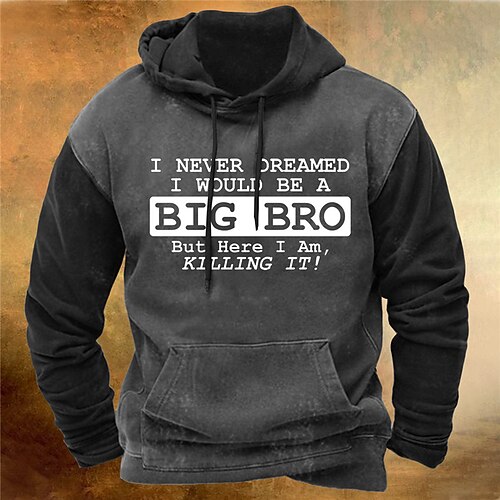 Men's Pullover Hoodie Sweatshirt Gray Hooded Color Block Letter Graphic Prints Print Daily Sports 3D Print Basic Streetwear Designer Spring Fall Clothing Apparel Hoodies Sweatshirts
Men's Pullover Hoodie Sweatshirt Gray Hooded Color Block Letter Graphic Prints Print Daily Sports 3D Print Basic Streetwear Designer Spring Fall Clothing Apparel Hoodies Sweatshirts