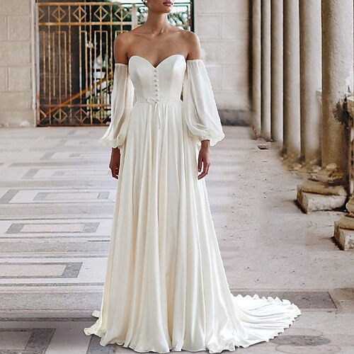 Sala Informale Abiti da sposa Strascico a terra Linea-A Manica lunga A cuore Elastene Con A pieghe Con balze 2023 Abiti da sposa
Sala Informale Abiti da sposa Strascico a terra Linea-A Manica lunga A cuore Elastene Con A pieghe Con balze 2023 Abiti da sposa
