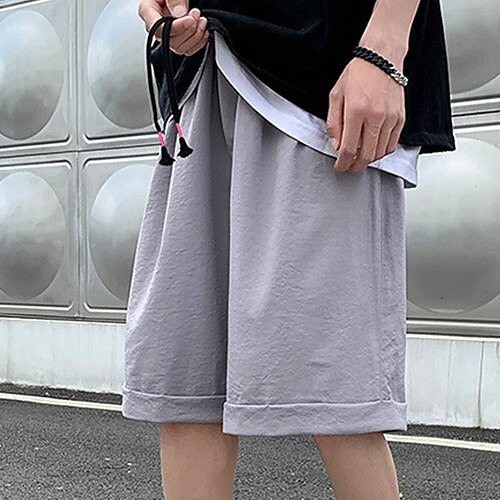 Herre Linneshorts Sommer shorts Casual shorts Lomme Snørelukning Elastisk Talje Vanlig Knælængde udendørs Daglig I-byen-tøj Bomuldsblanding Basale Mode Sort Lysegrå Mikroelastisk
Herre Linneshorts Sommer shorts Casual shorts Lomme Snørelukning Elastisk Talje Vanlig Knælængde udendørs Daglig I-byen-tøj Bomuldsblanding Basale Mode Sort Lysegrå Mikroelastisk